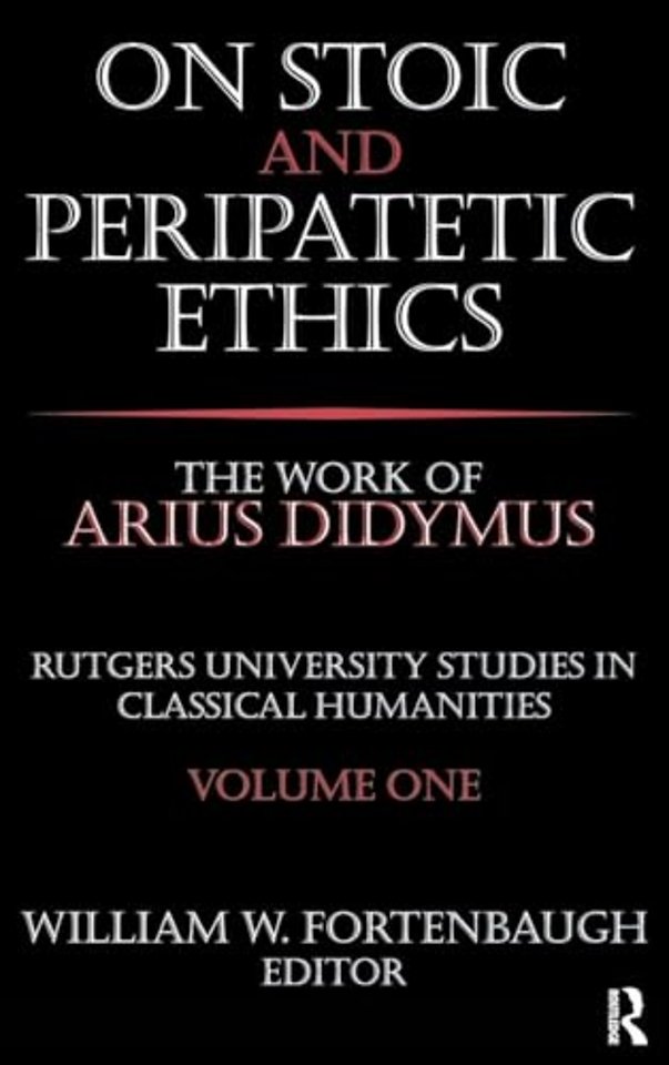 On Stoic and Peripatetic Ethics