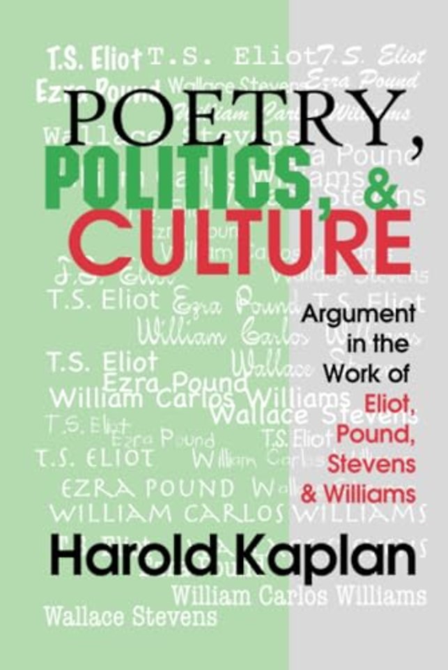 Poetry, Politics, and Culture