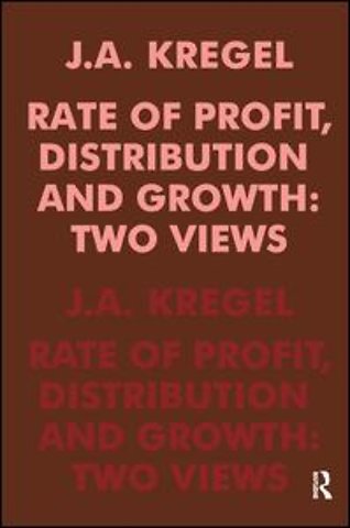 Rate of Profit, Distribution and Growth