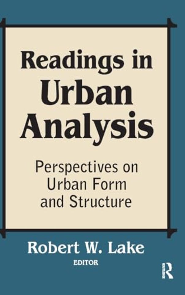 Readings in Urban Analysis