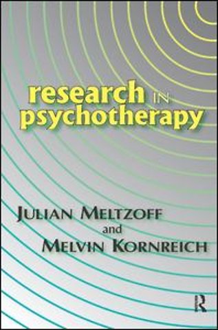Research in Psychotherapy