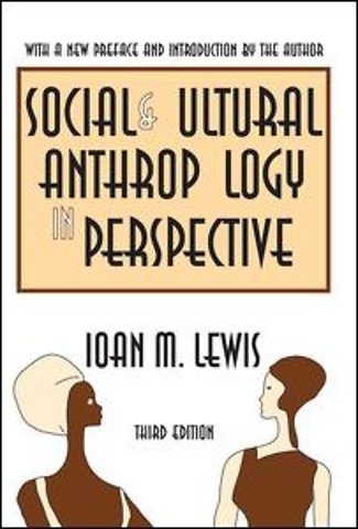 Social and Cultural Anthropology in Perspective