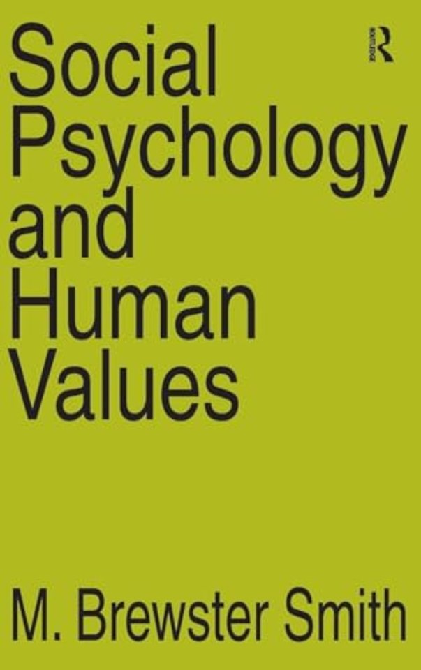 Social Psychology and Human Values
