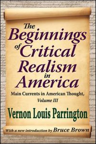 Beginnings of Critical Realism in America