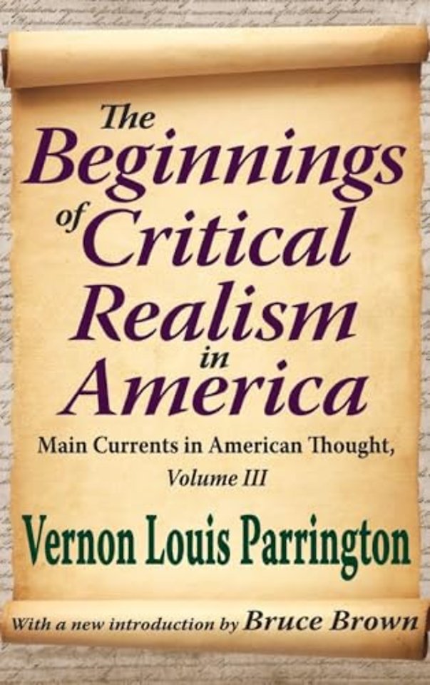 Beginnings of Critical Realism in America