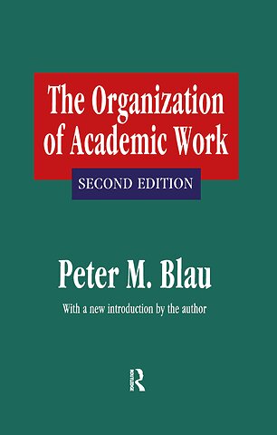 Organization of Academic Work