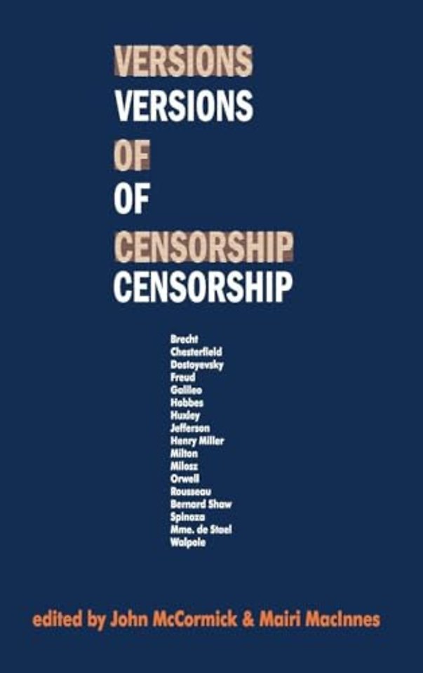 Versions of Censorship