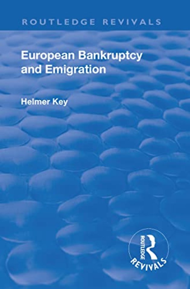 Revival: European Bankruptcy and Emigration (1924)