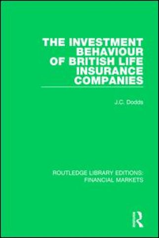 Investment Behaviour of British Life Insurance Companies