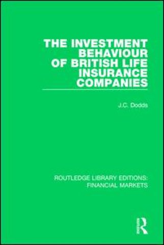 Investment Behaviour of British Life Insurance Companies