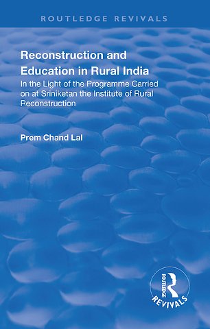 Revival: Reconstruction and Education in Rural India (1932)