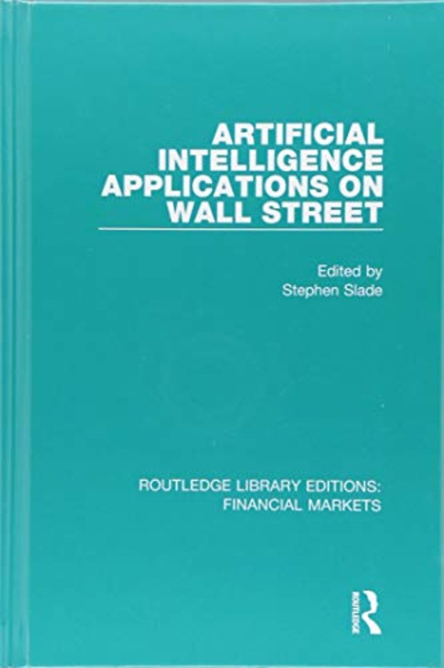 Artificial Intelligence Applications on Wall Street