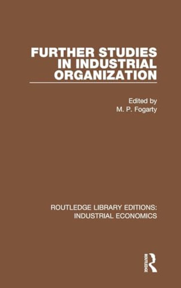 Further Studies in Industrial Organization
