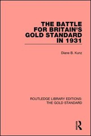 Battle for Britain's Gold Standard in 1931