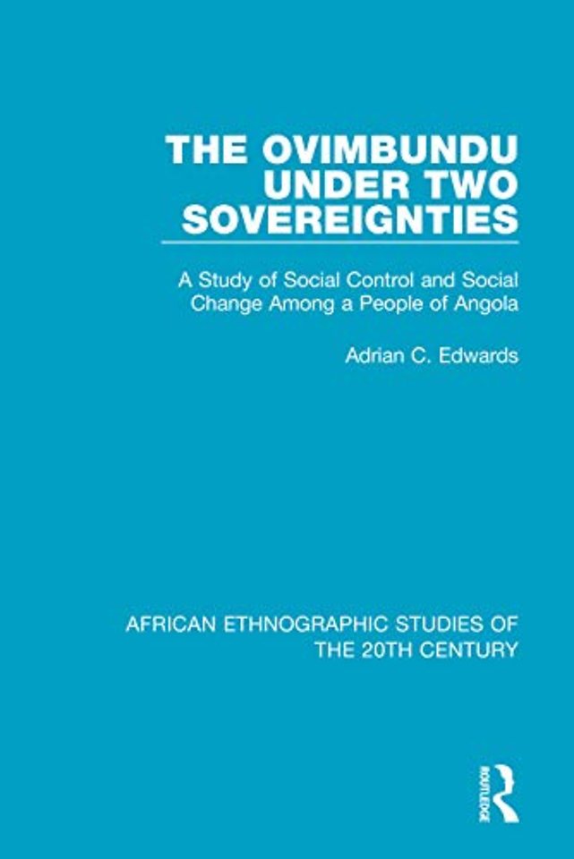 Ovimbundu Under Two Sovereignties