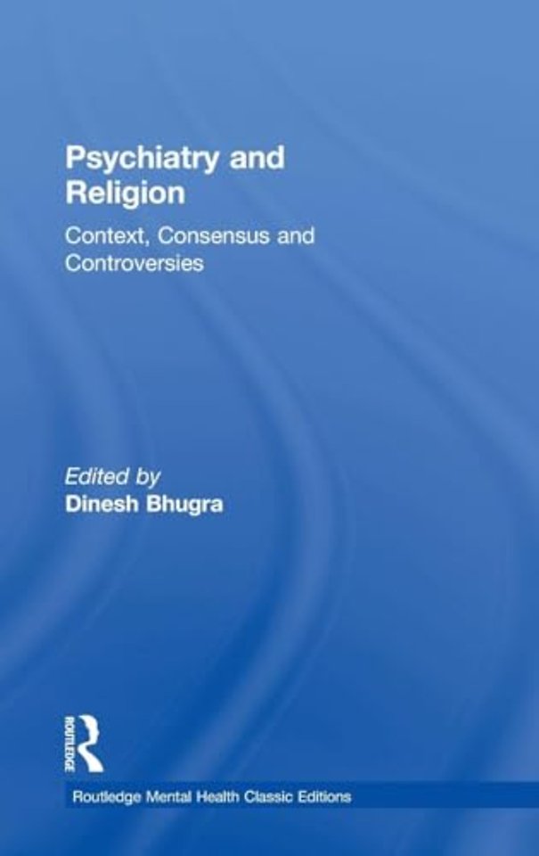 Psychiatry and Religion