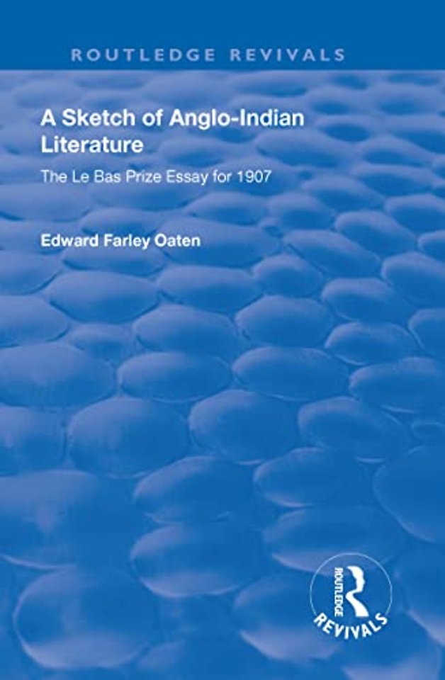 Sketch of Anglo-Indian Literature