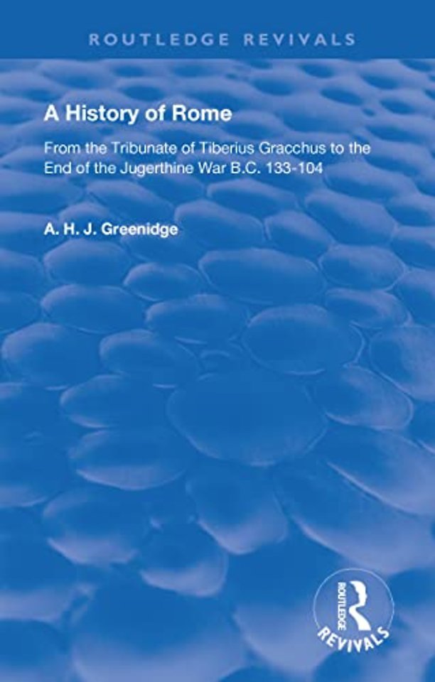 History of Rome from 133 B.C. to 70 A.D. (1904)