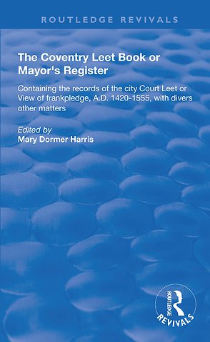 Coventry Leet Book or Mayor's Register