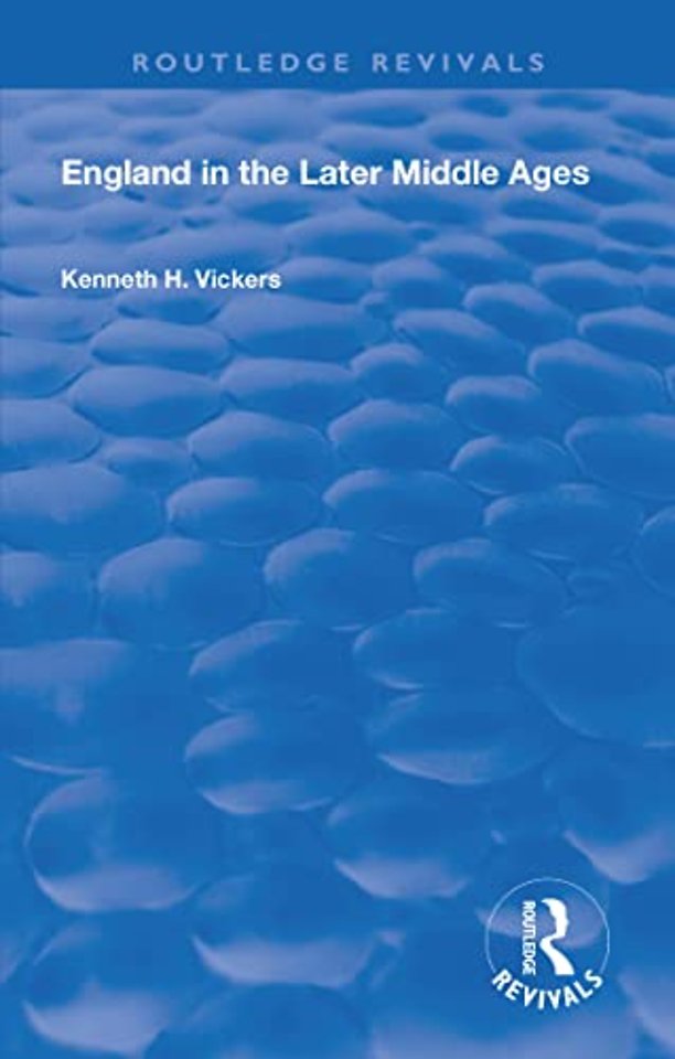 England in the Later Middle Ages