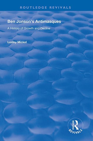Ben Jonson's Antimasques