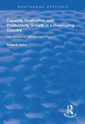 Capacity Realization and Productivity Growth in a Developing Country