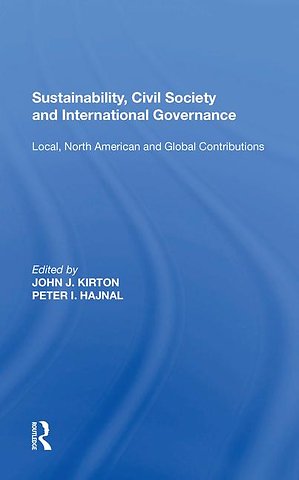 Sustainability, Civil Society and International Governance
