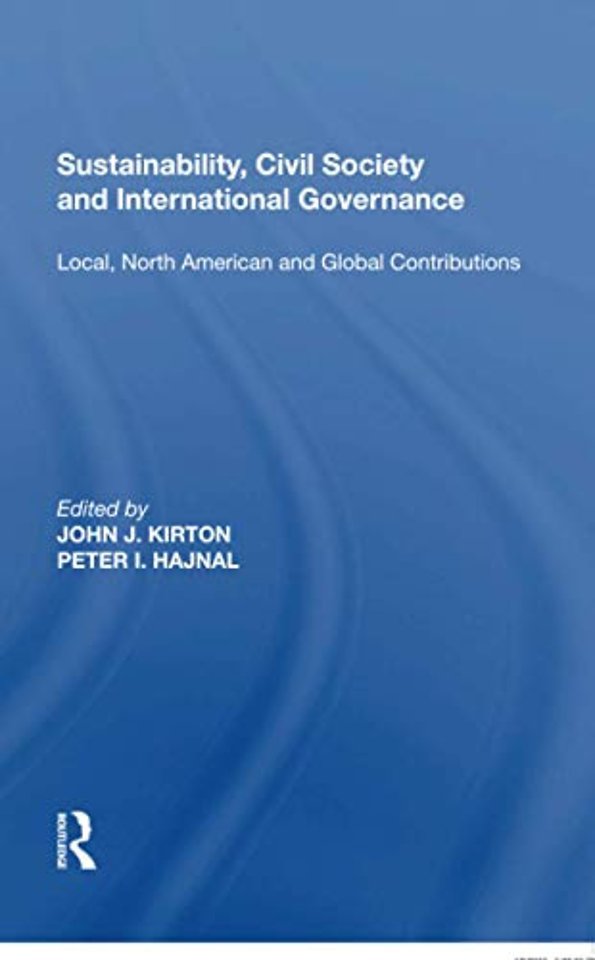 Sustainability, Civil Society and International Governance