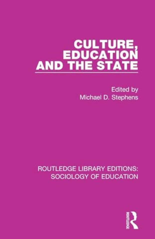 Culture, Education and the State
