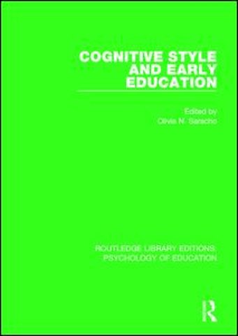 Cognitive Style in Early Education