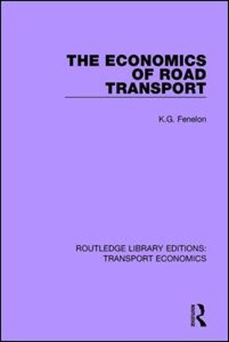 Economics of Road Transport
