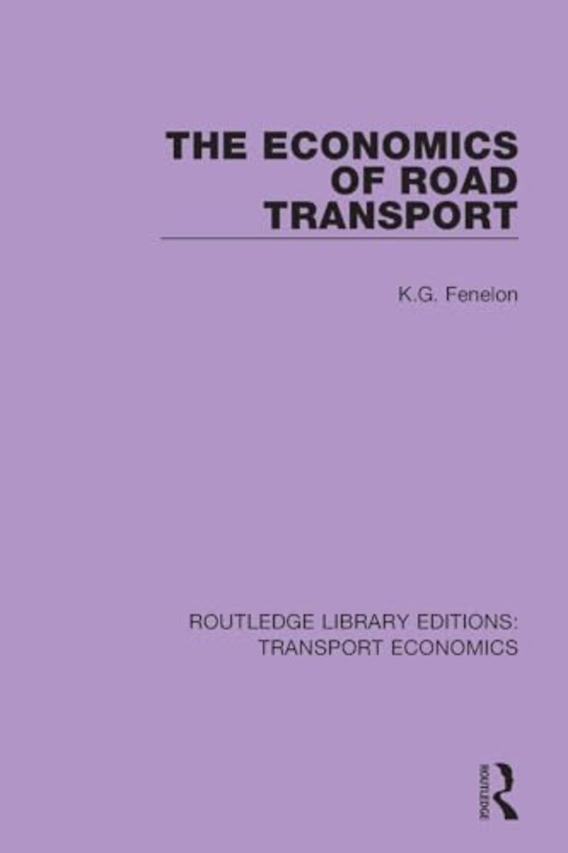 Economics of Road Transport
