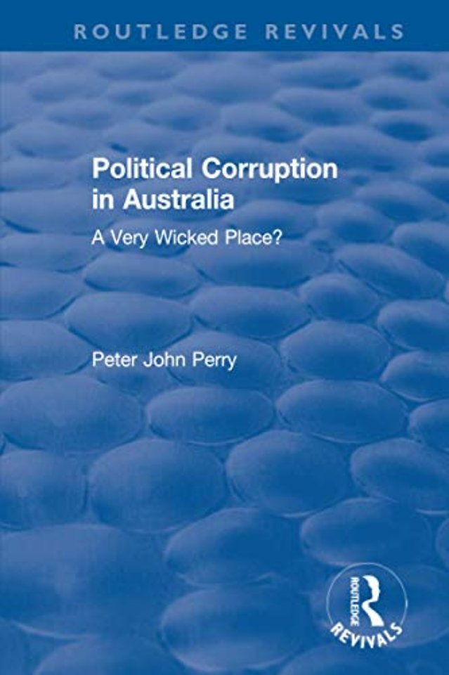 Political Corruption in Australia