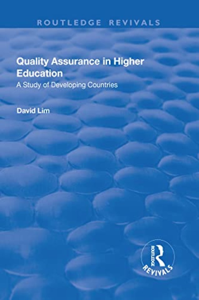Quality Assurance in Higher Education