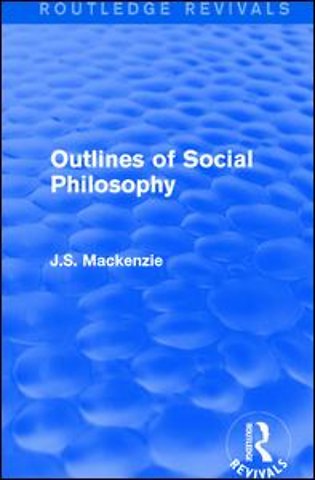 Outlines of Social Philosophy