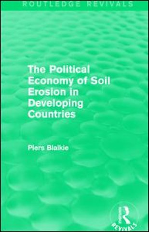 Political Economy of Soil Erosion in Developing Countries