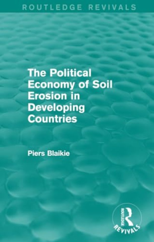 Political Economy of Soil Erosion in Developing Countries