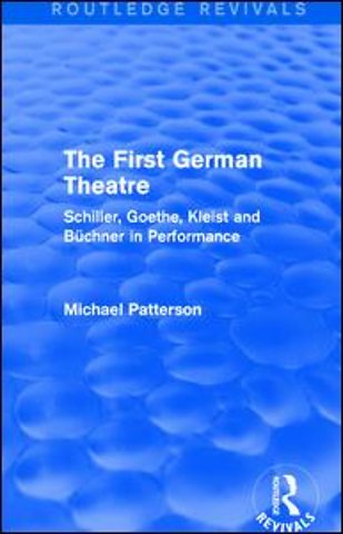 First German Theatre (Routledge Revivals)