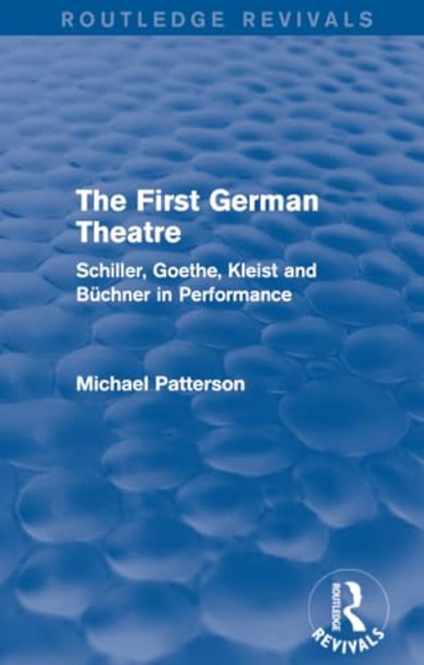 First German Theatre (Routledge Revivals)