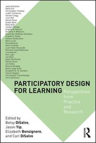 Participatory Design for Learning