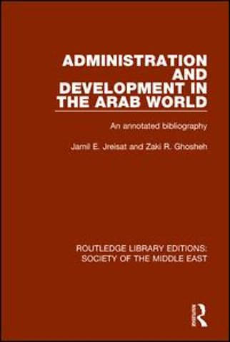 Administration and Development in the Arab World