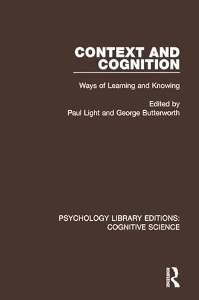 Context and Cognition