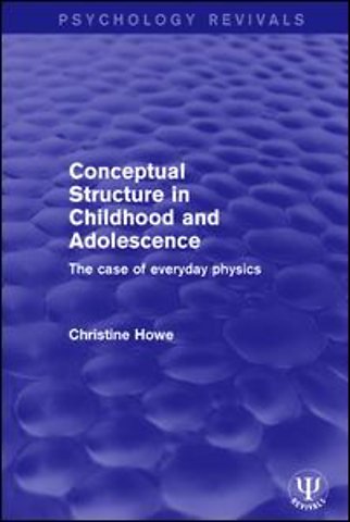 Conceptual Structure in Childhood and Adolescence