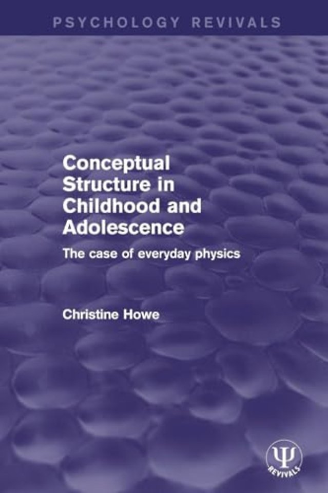 Conceptual Structure in Childhood and Adolescence