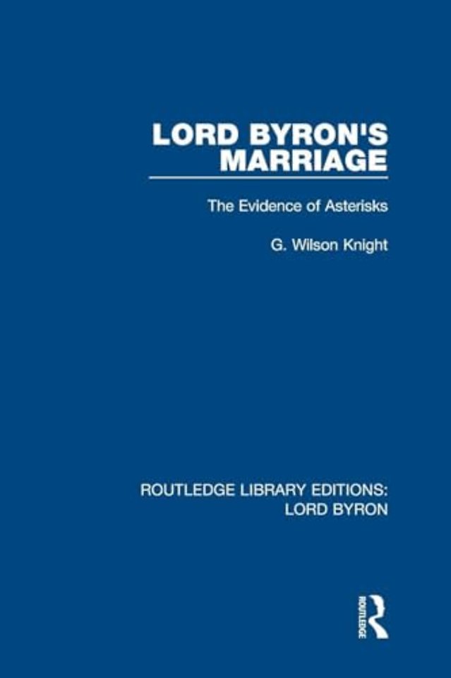 Lord Byron's Marriage
