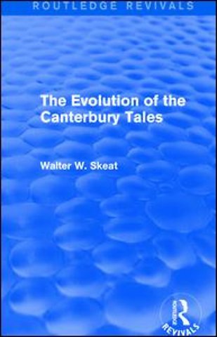 Evolution of the Canterbury Tales