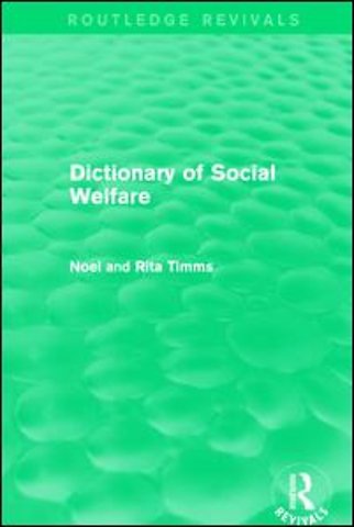 Dictionary of Social Welfare
