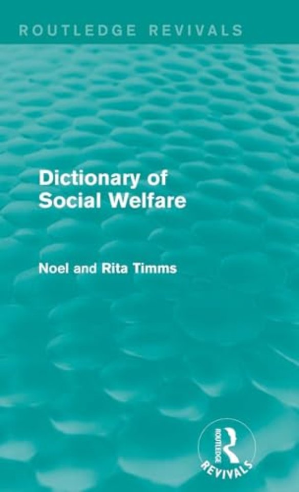 Dictionary of Social Welfare