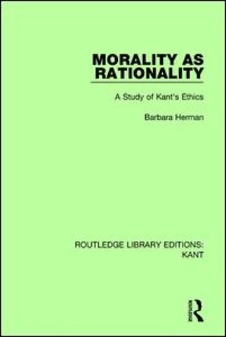 Morality as Rationality