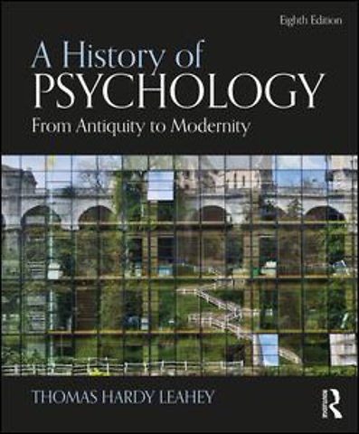 History of Psychology